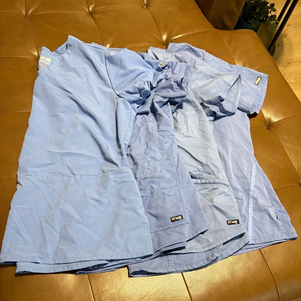 Grey's Anatomy Blue Scrub Tops